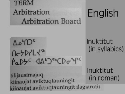 Inuktitut