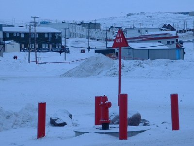 See how the fire hydrant has to be marked and protected