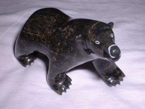 Polar bear carving from BCC